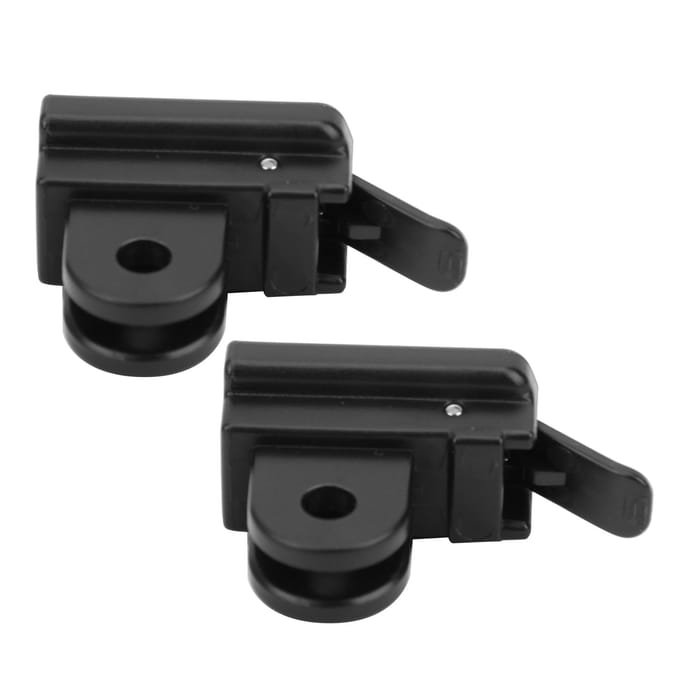 2 stuks Fietslichthouder Adapter Fiets Zaklamp Houder Fietsen Voorlamp Beugel voor Gaciron gray