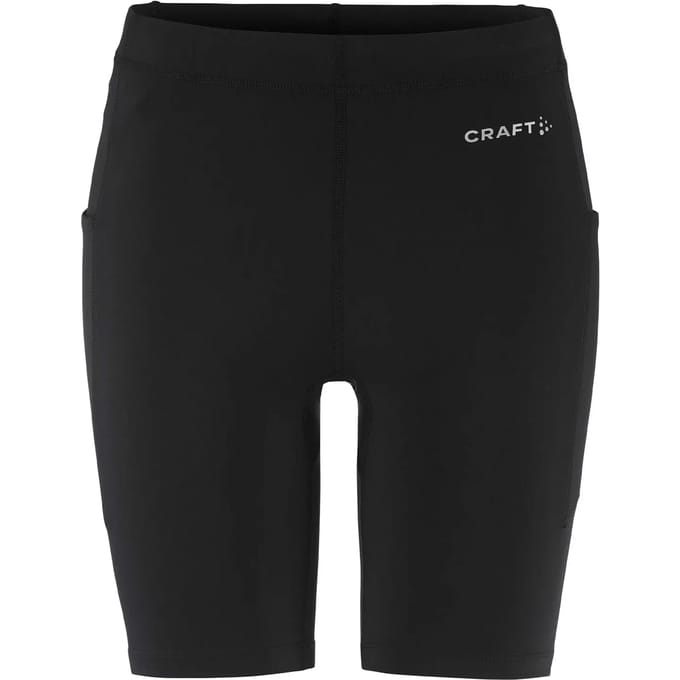 CRAFT ESSENCE SHORT TIGHTS 3 M Heren Sportlegging - Zwart