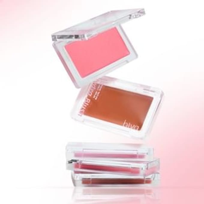 biya  - Soft Translucent Glowy Blush Balm - 4 Colors 103# Peach - 4g