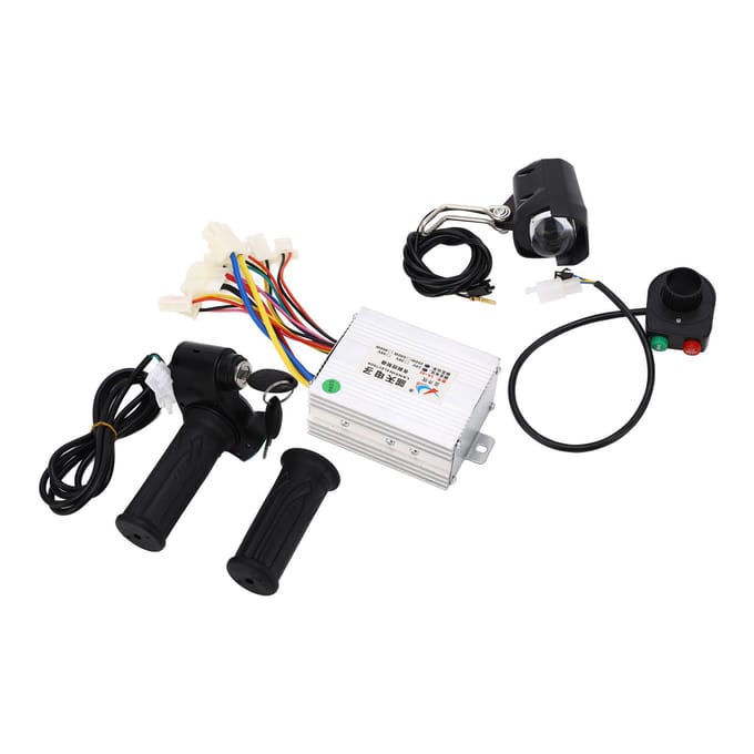 Elektrische Fiets Controller Stuurset Gevoelige Bediening Scooter Geborstelde Controller Kit met black