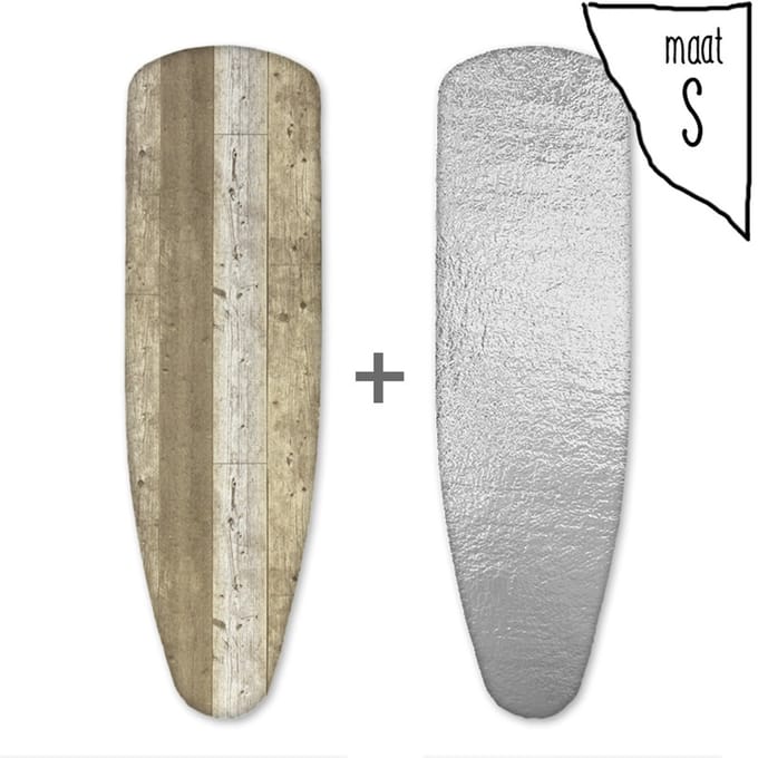 Leuke Strijkhoezen | Strijkhoes met een Stoom Molton - Oak Woody - maat S - complete set