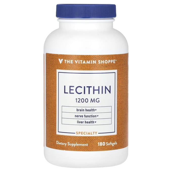 The Vitamin Shoppe, lécithine, 1 200 mg, 180 capsules molles
