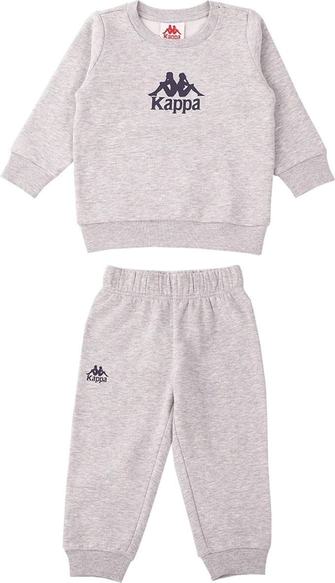 Kappa kinderjoggingpak sweatsuit 709486M grijs