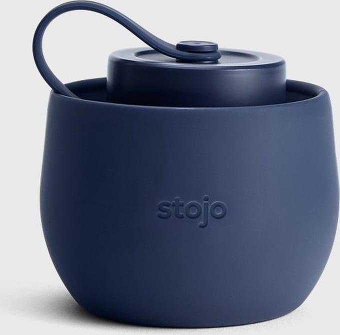 Stojo - Drinkfles - 590 ml - Denim - Opvouwbaar - Herbruikbaar - Blauw