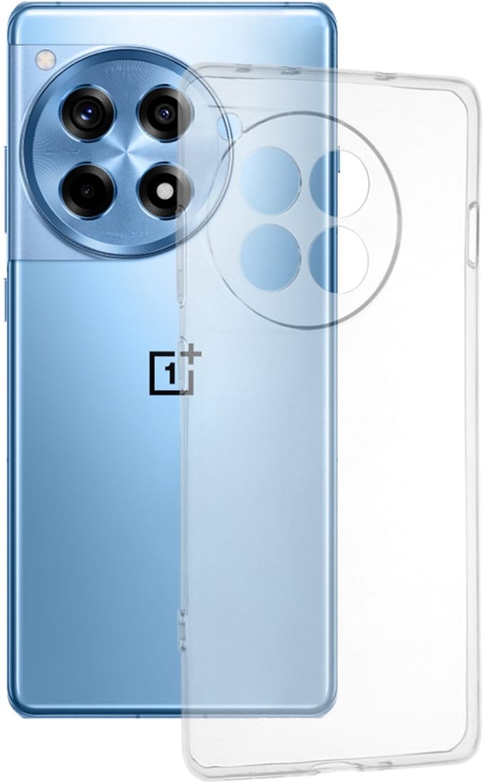 Hoesje geschikt voor OnePlus 12R - Techsuit Clear Silicone Back Cover - Transparant