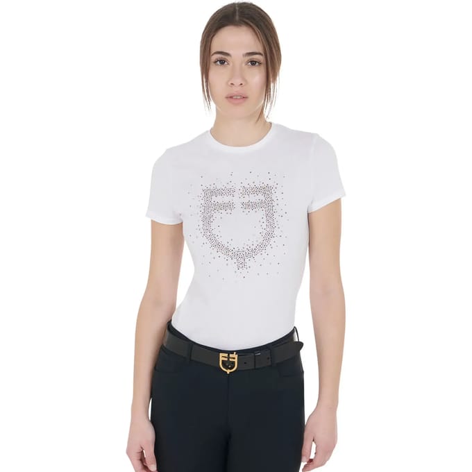 Slim fit t-shirt voor dames Equestro