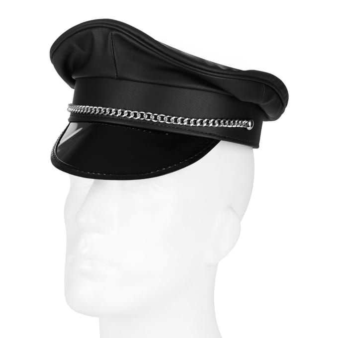 Rimba - Kinky Politie Pet - zwart - maat M/L
