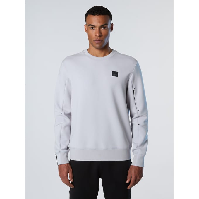 North Sails Sweatshirt Scuba-stof met ronde hals