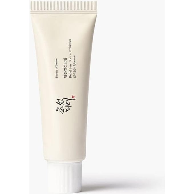 Beauté de Joseon Relief Sun: Riz + Probiotiques SPF50+ PA++++ 50ml — Crème Solaire Coréenne Légère white