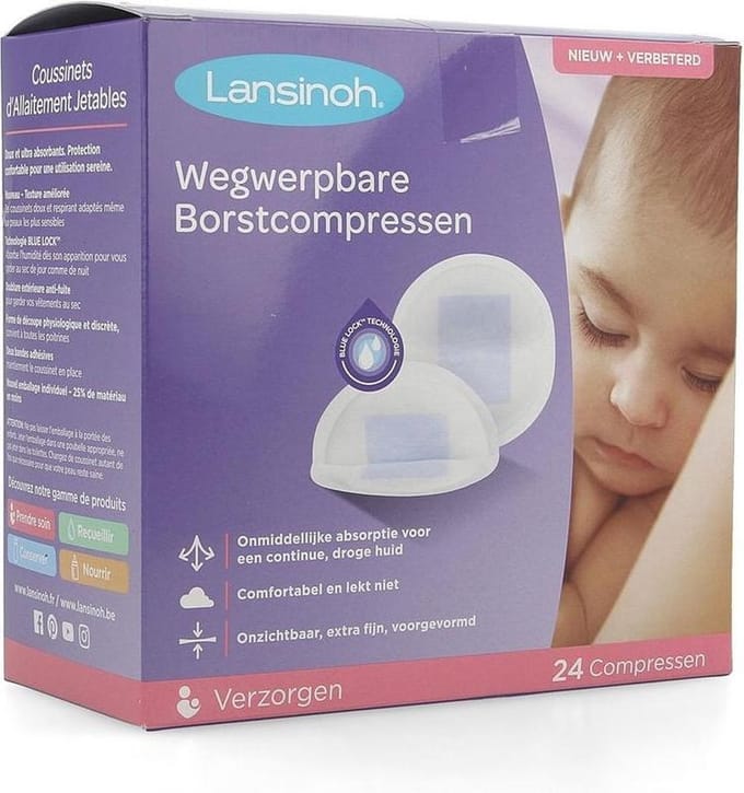 Lansinoh Borstcompres - 24 stuks