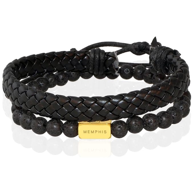 Memphis DUO Mannen Armbanden set Slick-21cm