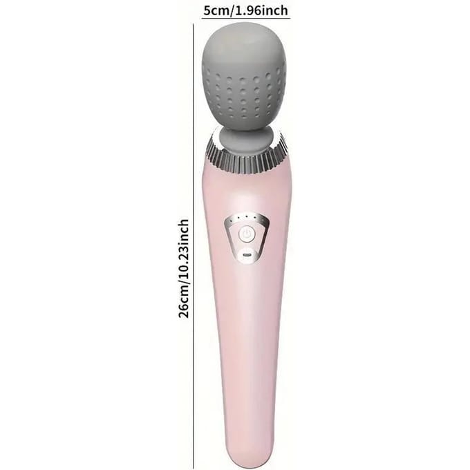 Draagbare handmassager, USB oplaadbaar, multifunctionele full body massage, ontspan nek, rug, benen en taille roze