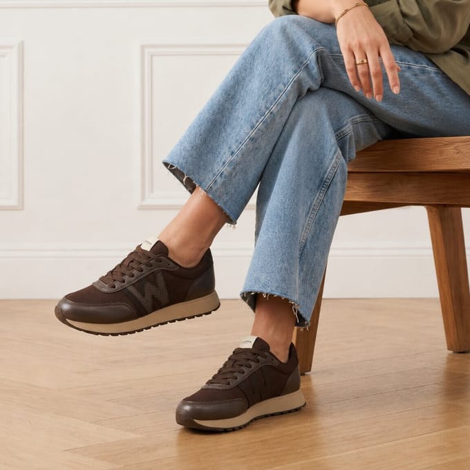 Woden Sonja Sneakers bruin - Maat 41