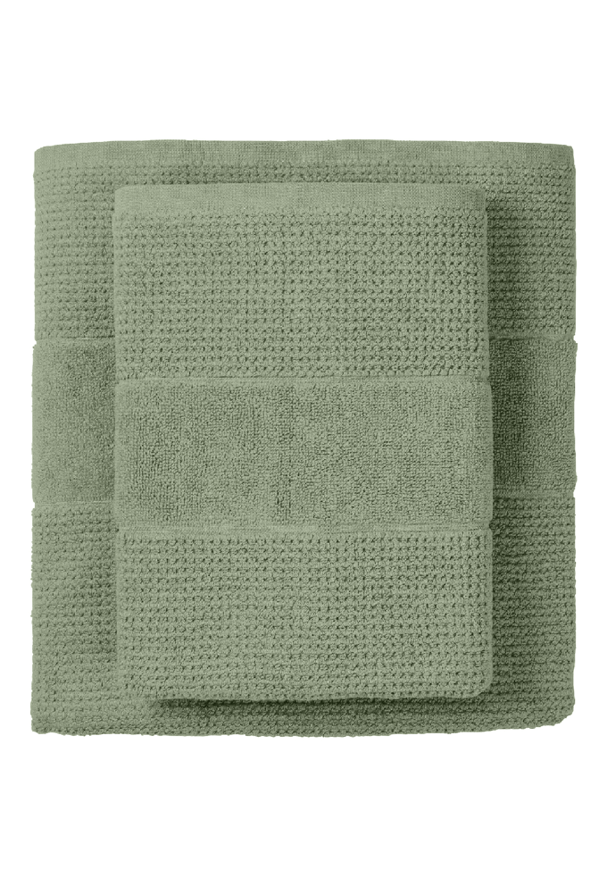 Handdoek, set van 4 stuks, 50 x 100 cm, linde - SCHIESSER Home 50*100