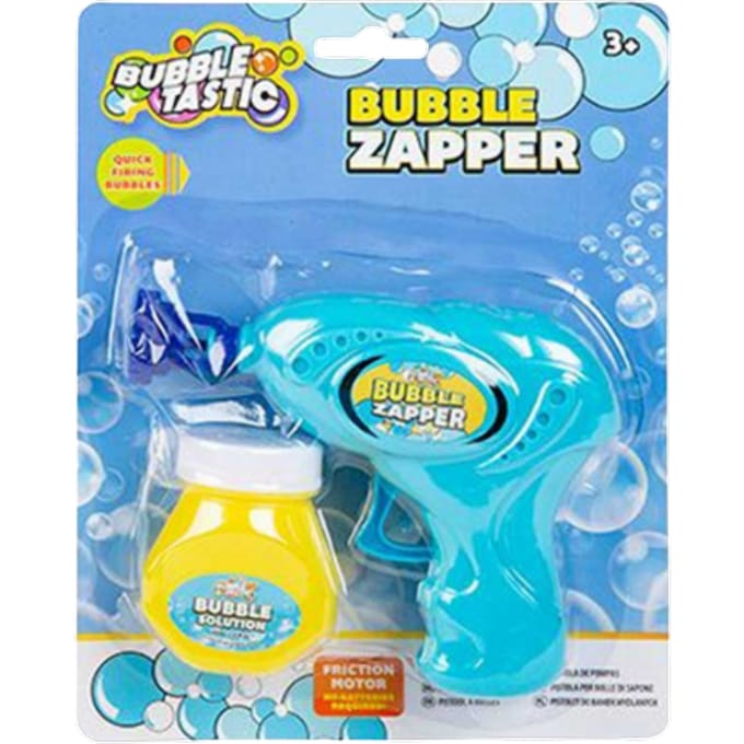 Bubble Tastic Bubble Zapper & Oplossing – Assorti