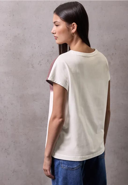 Shirt met print en tekst