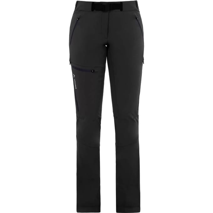 Vaude Badile Pants II - Softshellbroek - Dames Black / Black EU 38