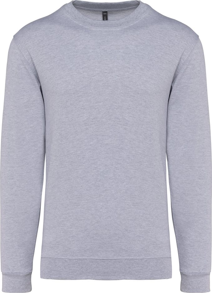 Sweater 'Crew Neck Sweatshirt' Kariban Collectie Basic+ 3XL - Oxford Grey