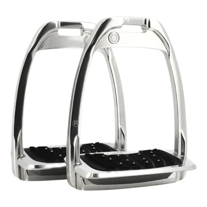Aluminium Ultra Grip Verstelbare Stijgbeugels Aluminium/Zwart Flex-On Hunter H