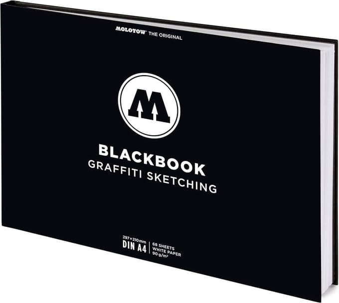 Molotow Blackbook - Schetsblok - Mixed Media - A4 Landschap