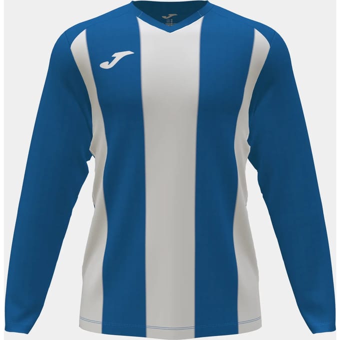 Joma Pisa II Voetbalshirt Lange Mouw Kinderen - Royal / Wit | Maat: 152