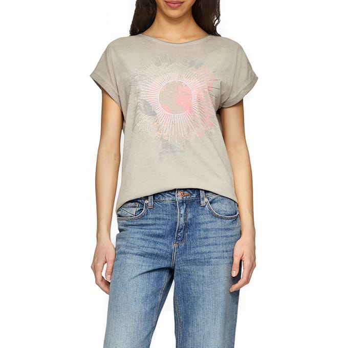 Dames-T-shirt oversized QS