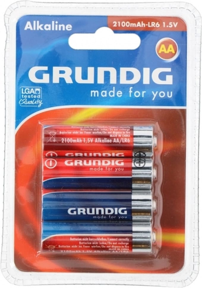 Batterijen LR6 AA Grundig 4 stuks