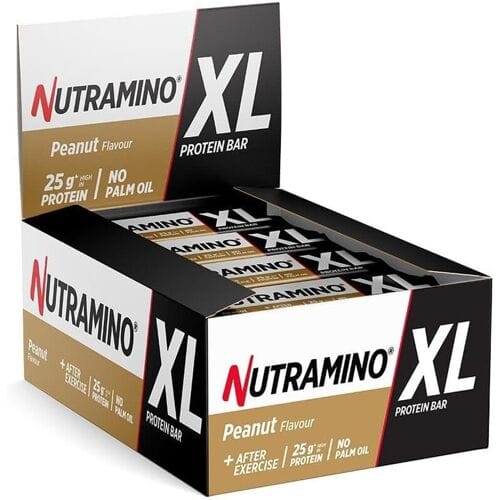 Nutramino XL eiwitreep 16 x 74 g - chocolade & pinda