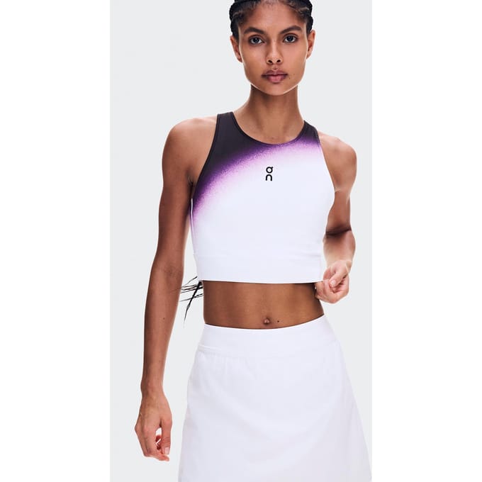 On Court Crop Swing Tanktop Dames