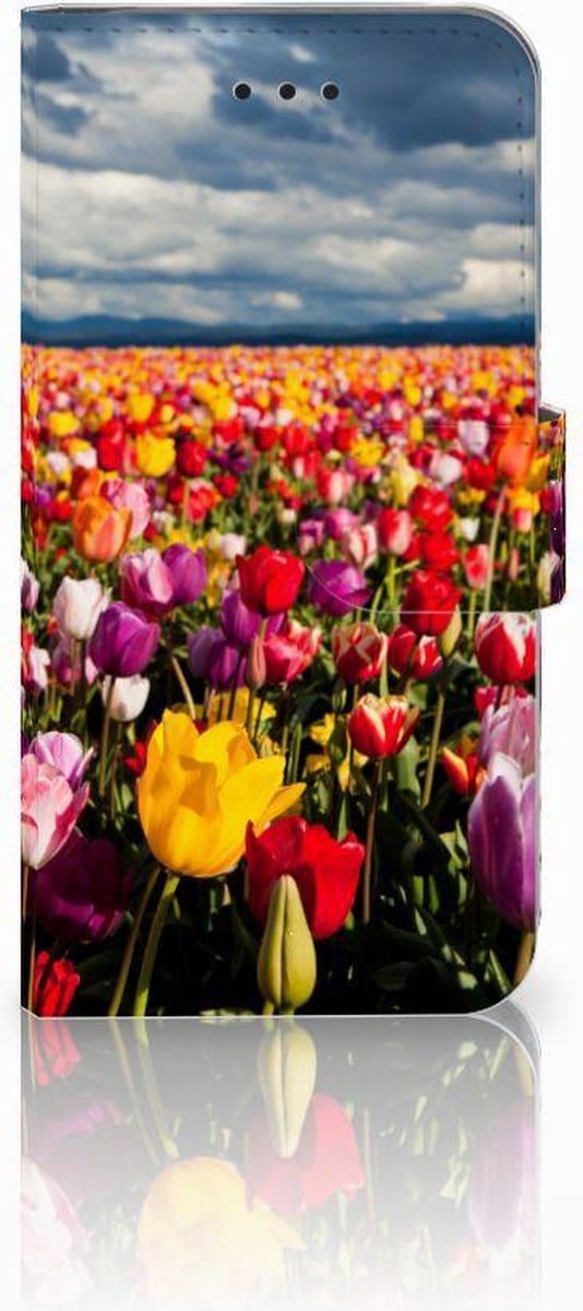 Book Case voor Apple iPhone X | Xs Hoesje Tulpen