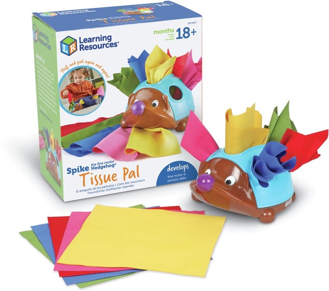 Learning Resources Spike The Fine Motor Hedgehog® Tissue Pal™ - 3+