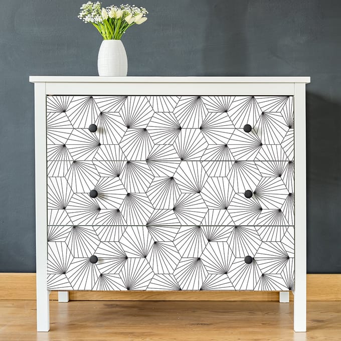 Scandinavische meubelsticker, merk, 40 x 60 cm