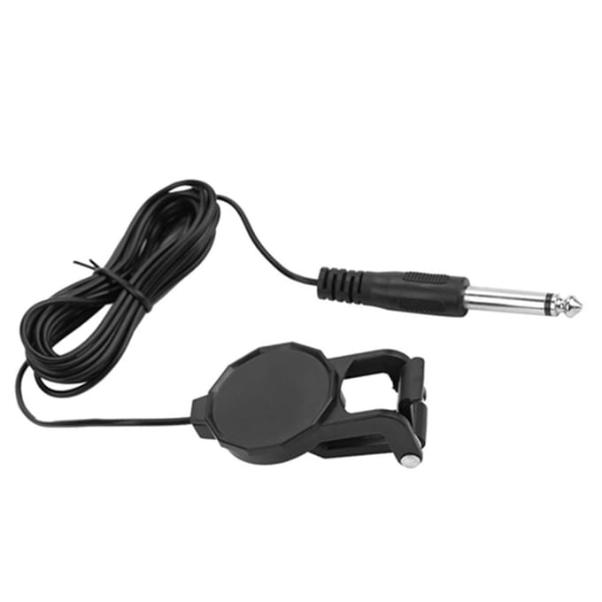 3m 6,35mm audio-aansluiting clip-on microfoon piëzo viool akoestische gitaar pickup black