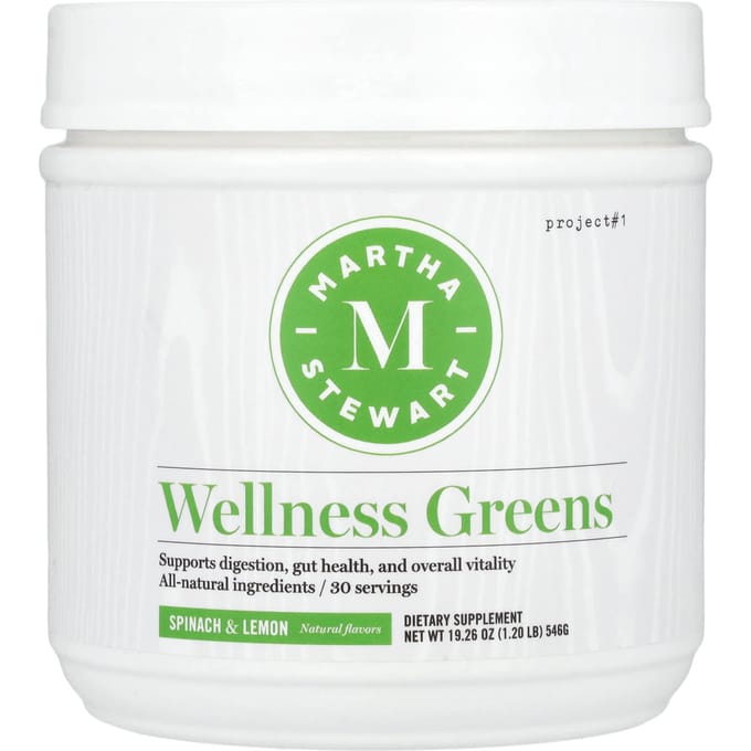 Martha Stewart Wellness, Wellness Greens, Spinazie & Citroen, 19,26 oz (546 g)