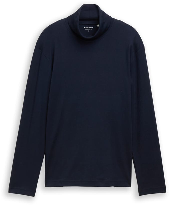 Tom Tailor - Basic shirt met col - Maat XXXL - sky captain blue