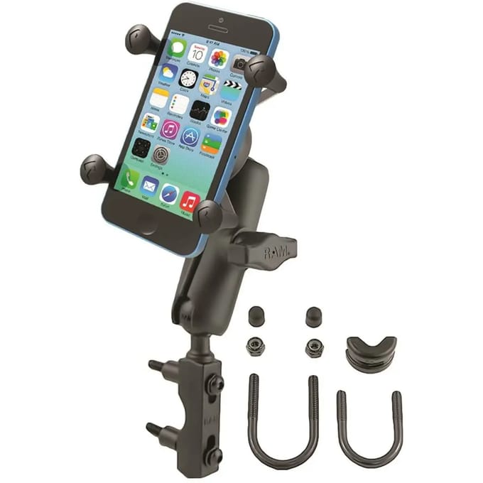 Universele smartphonehouder voor 2 ram wielen