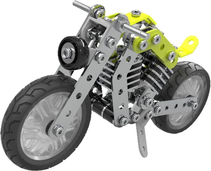 MetalMakers.nl Bouwpakket Harley Davidson - Mini modelbouw motor - 8+ jaar