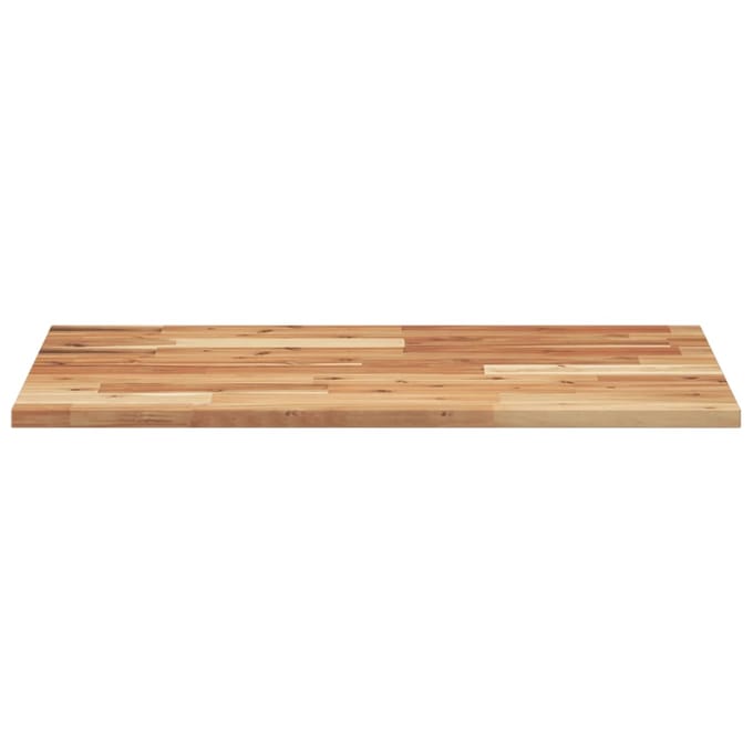 vidaXL - Wastafelblad - met - olieafwerking - 100x50x2 - cm - massief - acaciahout