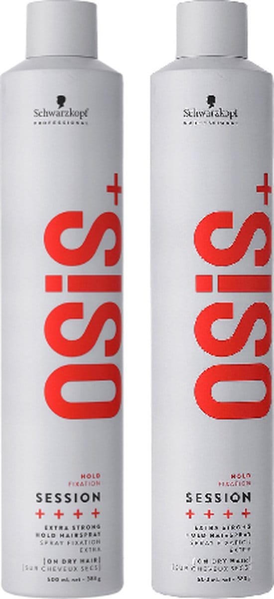 Schwarzkopf Professional OSiS+ Session Hold Haarspray - duo pack - 2 x 500ml