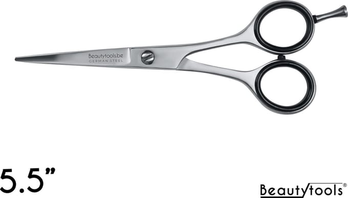 BeautyTools SILVER LINE Kappersschaar / Knipschaar Rechtshandig voor Dik Haar - Silver StarterCut (5.5 Inch) - (RS-1659)
