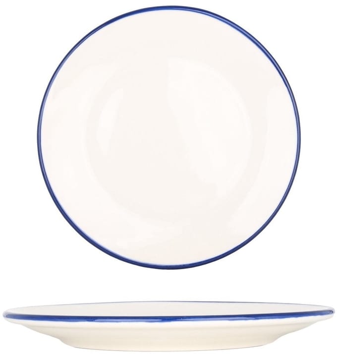 Bonna Dessertbord - Linea Blue - Porselein - 19 cm - set van 6