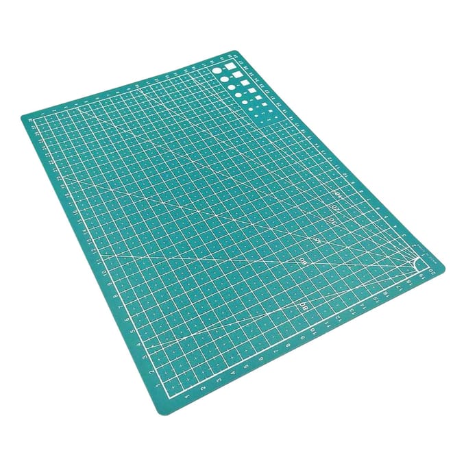 A5 Snijmat Enkelzijdige Snijplank Snijmat DIY Gereedschap met Duidelijke Rasterlijnen Hoeken voor A4 groen