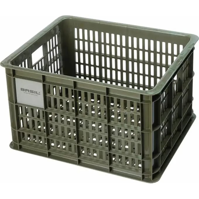 Basil Fietskrat L - Groot - 40 Liter - Groen