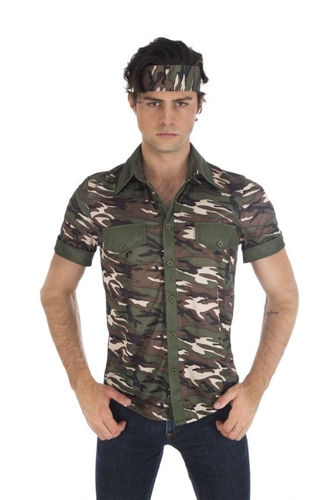 Camouflage T-Shirt Heren - Maat 54/56
