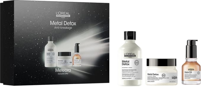 L'Oréal Professionnel Metal Detox Geschenkset - Voor breekbaar en beschadigd haar - Beschermende routine