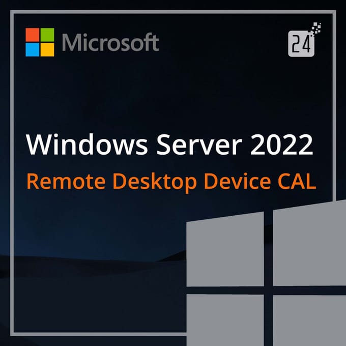 Microsoft Windows Remote Desktop Services 2022, Device CAL, RDS CAL, Client Access License 1 CAL