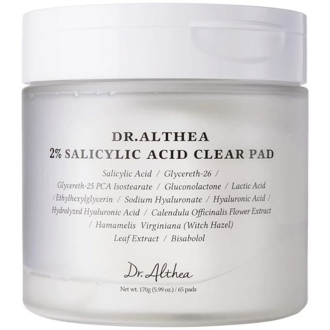 Dr. Althea Clear Pads with 2% Salicylic Acid 170 g