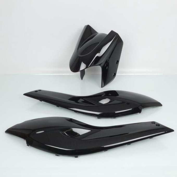 Kuipset One voor Scooter 312 500 8698 2008 tot 2011 zwart glanzend / 13 delen Nieuw