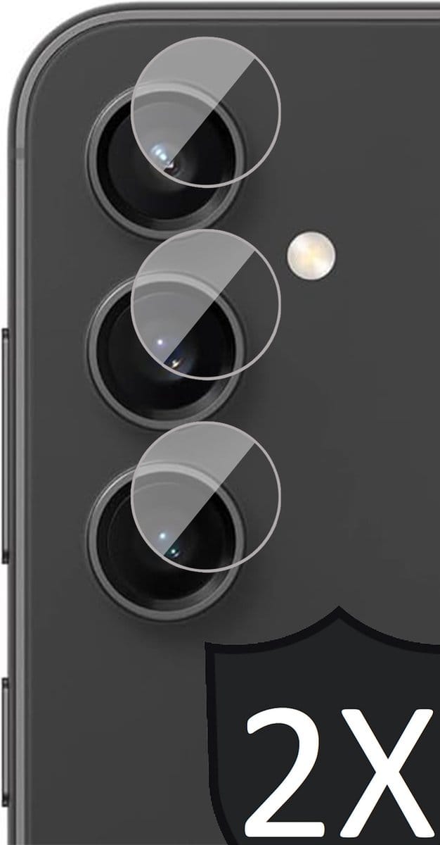 Camera Screenprotector geschikt voor Samsung Galaxy S23 FE - 2x Glas Screen Protector