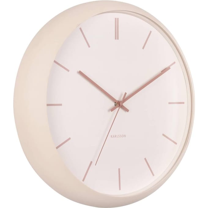 Karlsson Wandklok Nirvana Globe - Bruin - Ø40cm - Wandklok Modern